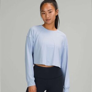 Lululemon Muscle Love Long Sleeve Shirt
Blue Linen